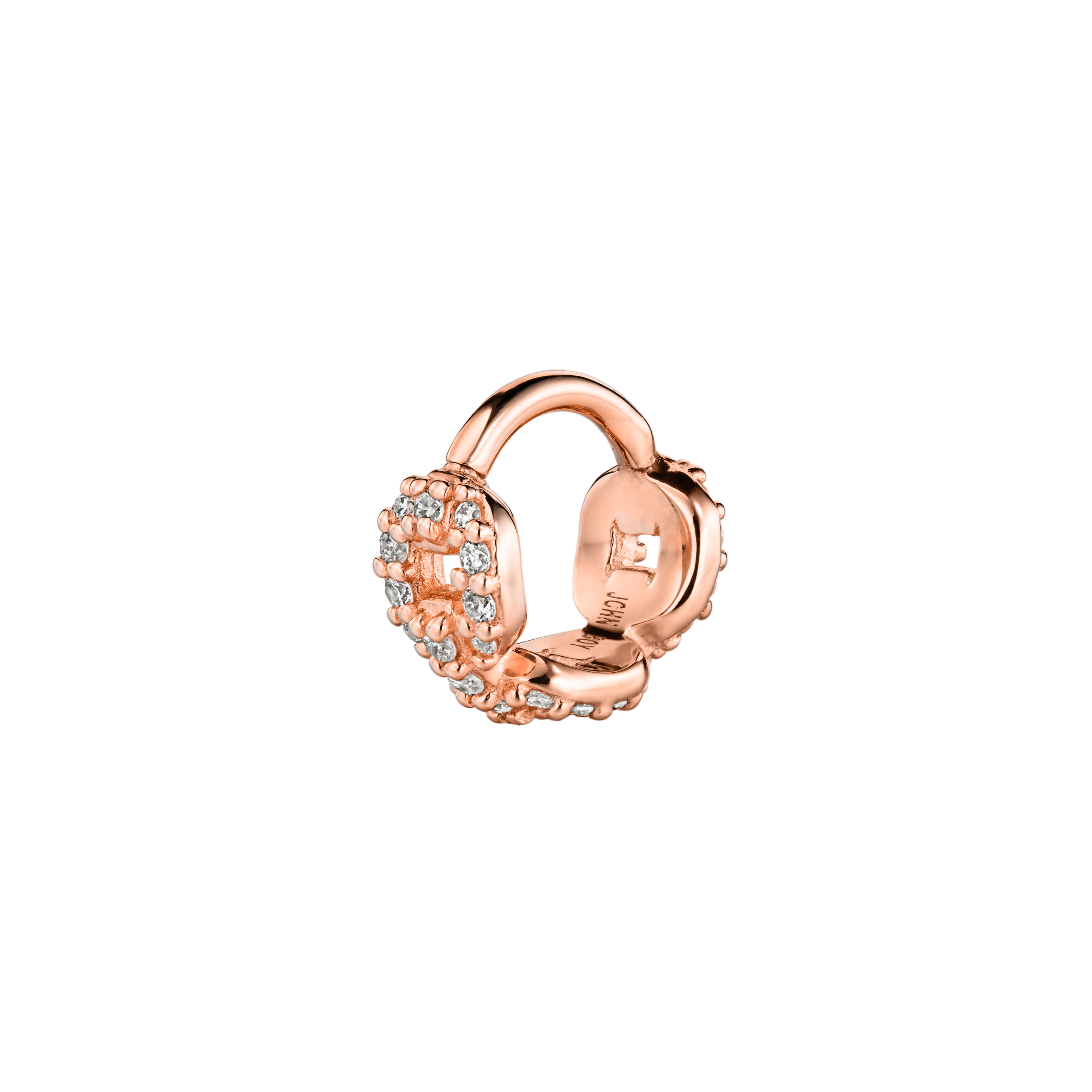 CHARLOTTE - עגיל קליקר זהב ויהלומים